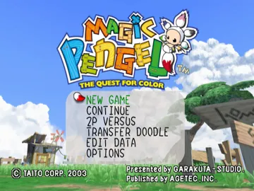 Magic Pengel - The Quest for Color screen shot title